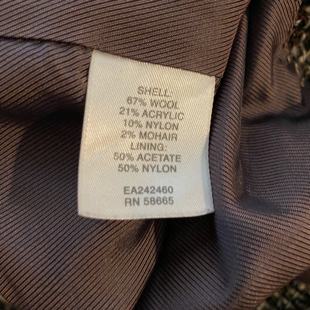 Classiques Entier Tweed Wool Blend Blazer Size Small - Picture 5 of 5